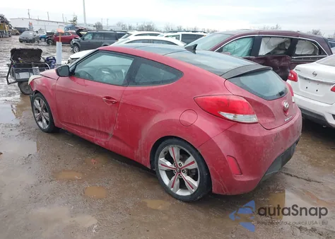 2016 Hyundai Veloster z USA, uszkodzony, nr VIN KMHTC6ADXGU251809